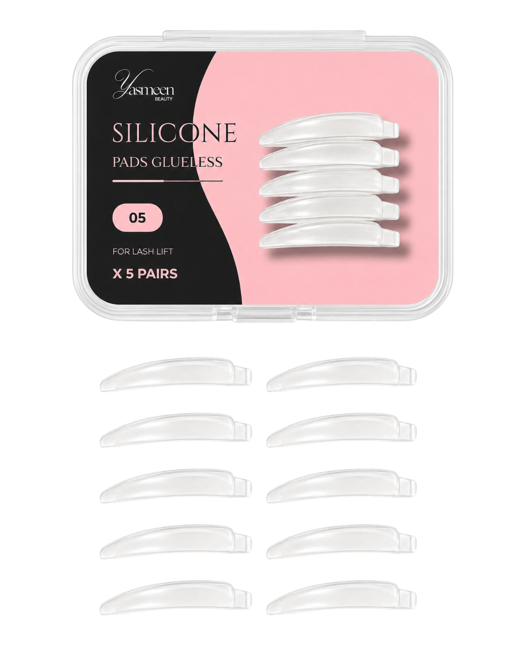 Pads 05 Rehaussement de Cils Courbure M | 5 paires | Yasmeen Beauty